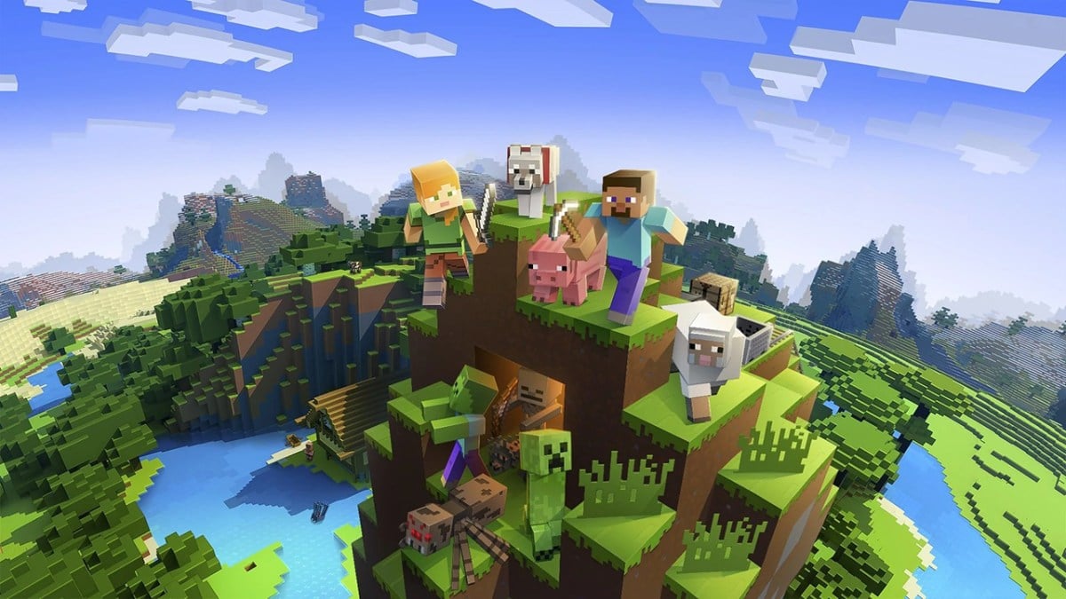 Minecraft image from AOTF library of images.